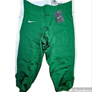 Nike Men's Open Field Football Pants Dark Green/ White #615745/342 NWT Large